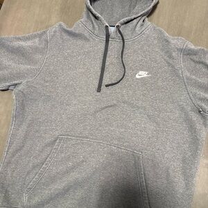 Nike Heather Gray Pullover Hoodie